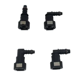 9.49mm Steel to 5/16 In. Nylon Hose Connector Tank Fuel Quick Release Coupler Auto Pipe Accessories