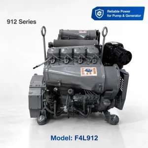 912 Series F4L912 46kW 62HP 2300rpm Air Cooled Industrial Diesel Engine for Generator Set Pumps and Agricultural Machinery
