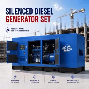 AC 3 Phase Silent 20KW Diesel Generator Set 30KVA Portable Genset Price With Cummins Engine