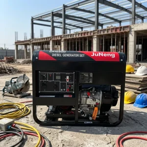 AC Single Phase 5kw 6kw 7kw 8kw 10kw 11kw 15kw Open Frame Low Noise 50Hz/60Hz Diesel Generator Set for Outdoor Use