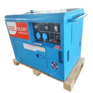 AC Single Phase Silent Diesel Generator Set 10kVA 192 195 Rated Power Electric 10kw Diesel Silent Generators