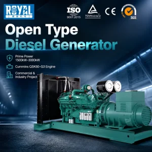 AC Three Phase 1600kw 2000kva Soundproof Type Containerized Diesel Generator