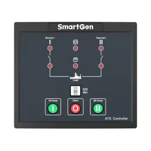 ATS Controller Plastic 177-277V 50/60Hz LED LCD Display Link Monitor for Diesel Generator