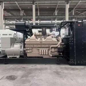ATS Option 2000KW 2500KVA Diesel Generator Set Powered by Cummins Engine QSK60 Open frame Type Remote Control with CE