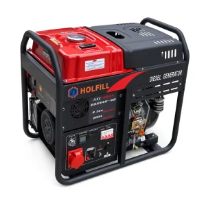 AXC 200A Silent Diesel Welding Generator 2 in 1 8.5kW Dual Voltage 230V 400V 20 200A MMA Stick Welder Auto Start