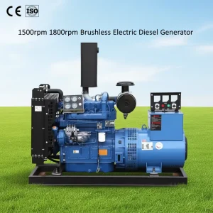 Ac Alternator Synchronous 10kw 15kw 20kw Open Frame 1500rpm 1800rpm Brushless Electric Diesel Generator