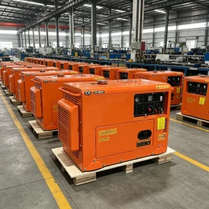 Air Cooled Commercial Backup Power Low Emission 3kw 5kw 8kw 10kw Silent Diesel Generator Auto Start 50Hz