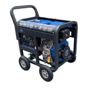 Air-Cooled Diesel Electric Welder Generator Open Frame 12V DC Electric Start Single Three-Phase 12V 220V 380V 50/60Hz ATS