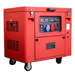 Air Cooled Diesel Generator 5kw 6kw Electric Start Silent Generator Single Cylinder with AVR System