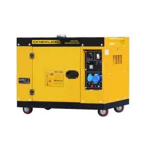 Air Cooled Portable 8kva 8kw Single Phase Super Silent Diesel Generator