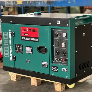 Air Cooled Single Cylinder Silent Diesel Generator Super Silent Electric Start Diesel Generator 5kw 6kw 8kw for Home Use