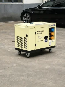 Air Cooled Single Phase Portable 15kVA Diesel Generator