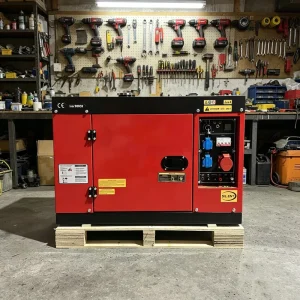 Air Cooled Single Three Phase 50 60Hz 10kVA 12kVA Super Quiet Auto Start Diesel Generator Set with ATS for Farm Workshop