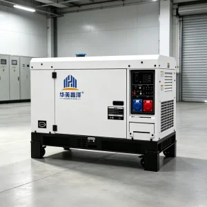 Air Cooled V Twin Cylinder Silent Diesel Generator 18KW Dual Voltage Emergency Standby Power Supply for Properties