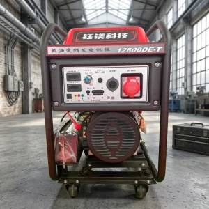 Air cooled Open Frame Variable Frequency Single Phase 220V 230V 400V Diesel Generator Set 8.5kW 50Hz DC 99% Efficiency