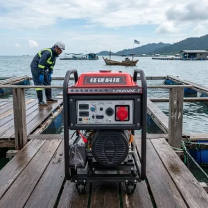 Air-cooled Open Frame Variable Frequency Single Phase 220V/230V/400V Diesel Generator Set Yumei 8.5kW 50Hz 99% Efficiency 12V