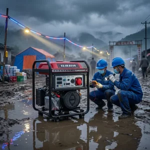 Air cooled Open Frame Variable Frequency Single Phase 220V 230V 400V Diesel Generator Set Yumei 8.5kW 50Hz DC 99% Efficiency 12V