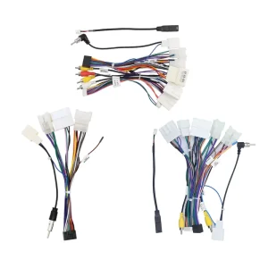 Android Power Cable Supply for Toyota Camry Automobile Connector Complete Power Kit Car DVD Player Cable Harness