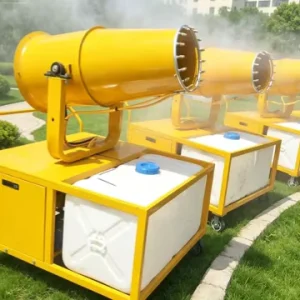 Arctic Grade Fog Cannon Machine with Anti-Freeze Protection for Cold Climates Water Mist Cannon for Dust Control