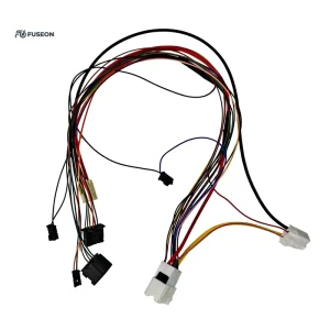 Auto Body Chassis Multi Branch Wire Harness Assembly Braided Sleeve Multi Connector Custom Wiring Harness OEM 12V 24V