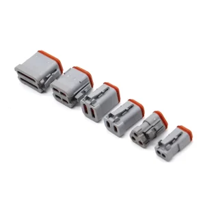 Auto Electrical Plugs Male Female Nylon Waterproof IP66 Wire to Wire Connector 2/3/4/6/8/12 Pin