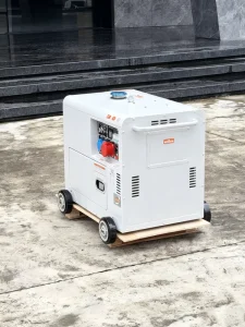 Auto Start Quiet Air Cooled 220V 5kW Diesel Generator