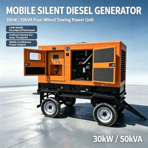 Automatic ATS Quick Start 120kva 3 Phase 400v Soundproof Canopy Electric Backup Prime Power Standby Diesel Generator