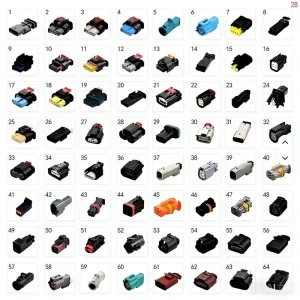 Automotive Car Wire Harness Connector Plug Way Seal Waterproof Electrical Wiring Terminal Auto Connector Supplier