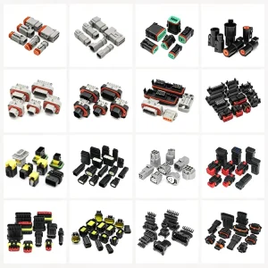 Automotive Copper IP67 Rated Waterproof Electrical Connector Housing Male Female Plug Various Models for Cars Motorcycles Trucks