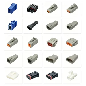 Automotive Copper Waterproof IP67 12V 15A PBT Housing Adapter Terminals Rubber Seals Multi Pin Male Female Auto Electrical CE