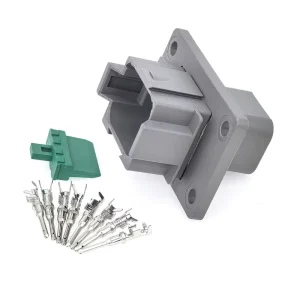 Automotive DT04 08PA L012 8Pin 8P DT Flange Connector Male Female DT04 8P L012 8 Way BulkHead Sealed Receptacle Plug Kit