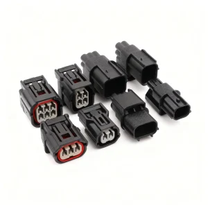 Automotive Terminal Electrical Enclosure Connector Copper 2A IP68 PA66 Housing Wiring Pigtail Socket Cable Plug Jinhang 2 6pE005