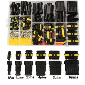 Automotive Waterproof Car Connectors Auto Electrical Connector Kit Terminal Row Xenon Lamp Harness Plug 1 6 Hole
