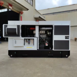 Backup Diesel Generator Set 40kW 3 Phase 220/380V 50Hz Low Noise Power System