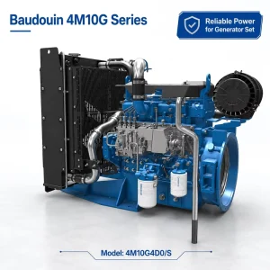 Baudouin 4M10G4D0S 85KW 1800rpm Heavy-Duty Industrial Diesel Engine Tier 2 Emission for Power Generation Water