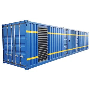 Big Container Type Diesel Generator 1000kW 1250kVA Electric Start with Brushless Alternator 50 60Hz for Industry