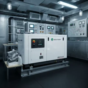 Binshi Power Small Size Seawater Cooling Marine Diesel Generator Set 1 3 4 Cylidners 6 60KW Genset for Boat Yacht