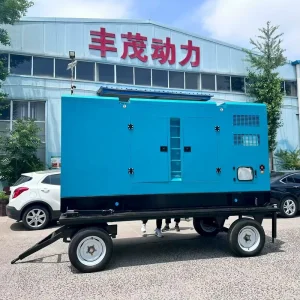 Brand Engine Electric Generator 64kw Diesel Generator Silent Type Three Phase 80kva Genset