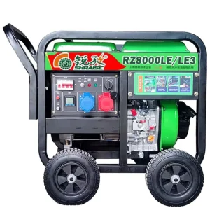 Brand New Raise G Power 5.5kVA Diesel Generator Open Frame Single Phase with Big Wheels