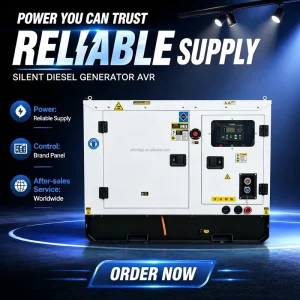 Brushless Alternator Silent 20KW 25KW 30KW 35KW 40KW 50KW 30KVA 40KVA 50KVA 80KVA 100KVA 120KVA Heavy Duty Diesel Generator Set