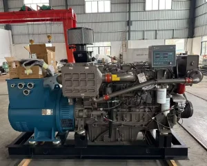 CCS 300kW Marine Diesel Generator 50Hz 60Hz Open Type Boat Generator Set