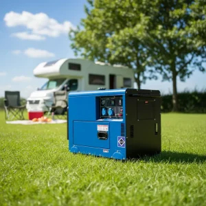 CE Certificated Air Cooled 5kW 5.5kW 6kW 8kW 9kW 10kW Portable Diesel Generators with ATS for Camping Home Use