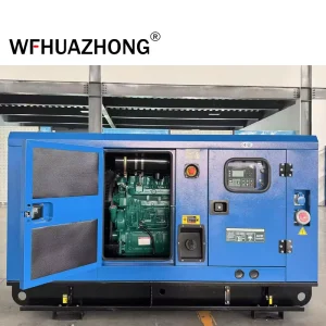 CE Certified 30 50kW 3 Phase Silent Diesel Generator with ATS Copper Alternator 12V DC Start Weatherproof Type