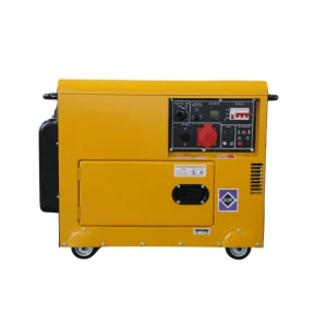 CE Certified 8kW 68dB Silent Diesel Generator 1 Phase 220V Air Cooled Electric Start Remote Control for USA EU Site Backup