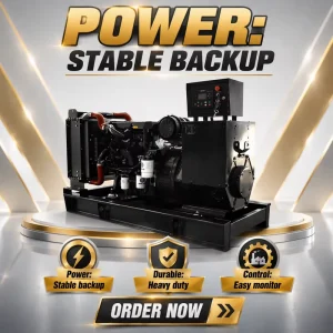 CE ISO 30kVA Diesel Generator Open Type 24 KW Generator Home Power Solution 3 Phase 400V With SmartGen Control System