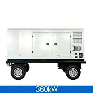 CE ISO 360kW 450kVA Powered by SDEC Energy Saving Technology Factory Power Mobile Trailer Mounted Diesel Generator