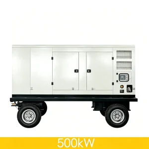 CE ISO 500kW 625kVA Powered by SDEC Brushless Alternator AVR Hospital Backup Mobile Trailer Mounted Diesel Generator
