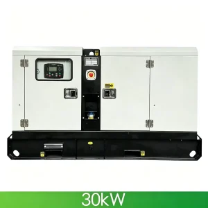 CE ISO Certified 30kW38kVA Auto ATS Copper Alternator SDEC Low Fuel Consumption Design Agriculture Power Soundproof Silent Type