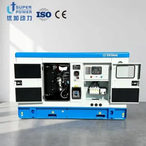 CE ISO Certified Home Silent Diesel Generator 20kVA 30kVA 40kVA 50kVA 60kVA Single Three Phase 50 60Hz ATS Remote Start DC