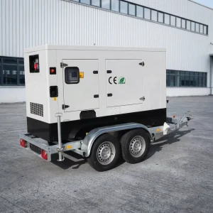 CE ISO9001 Certified Mobile Trailer 80Kw 100Kva 150Kw 200Kva Silent Style Diesel ATS